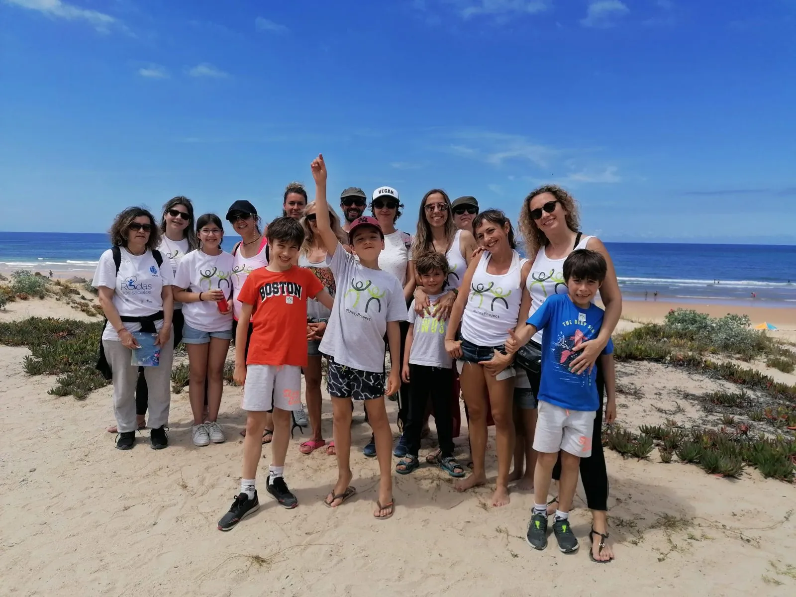 Beach clean-up with volunteers and families · See it on Instagram